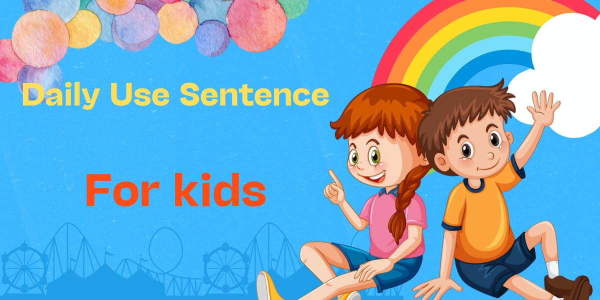 English Sentences for Kids